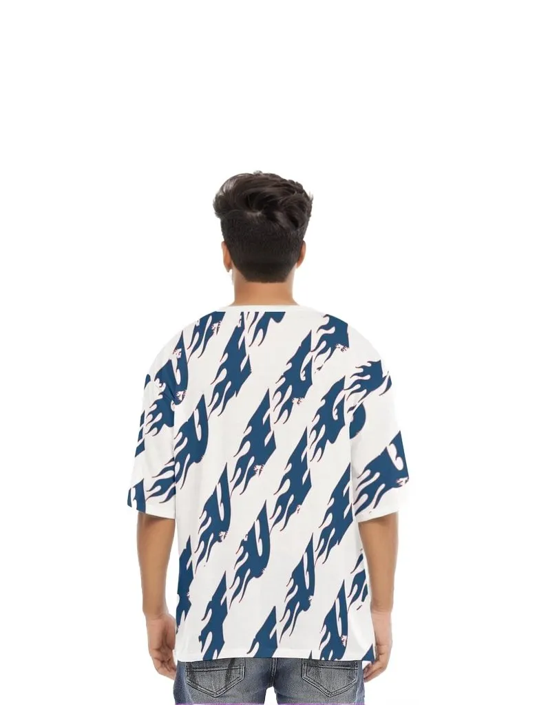 TSWG (Tough Smooth Well Groomed) Fuego Men's Loose T-shirt - Blue