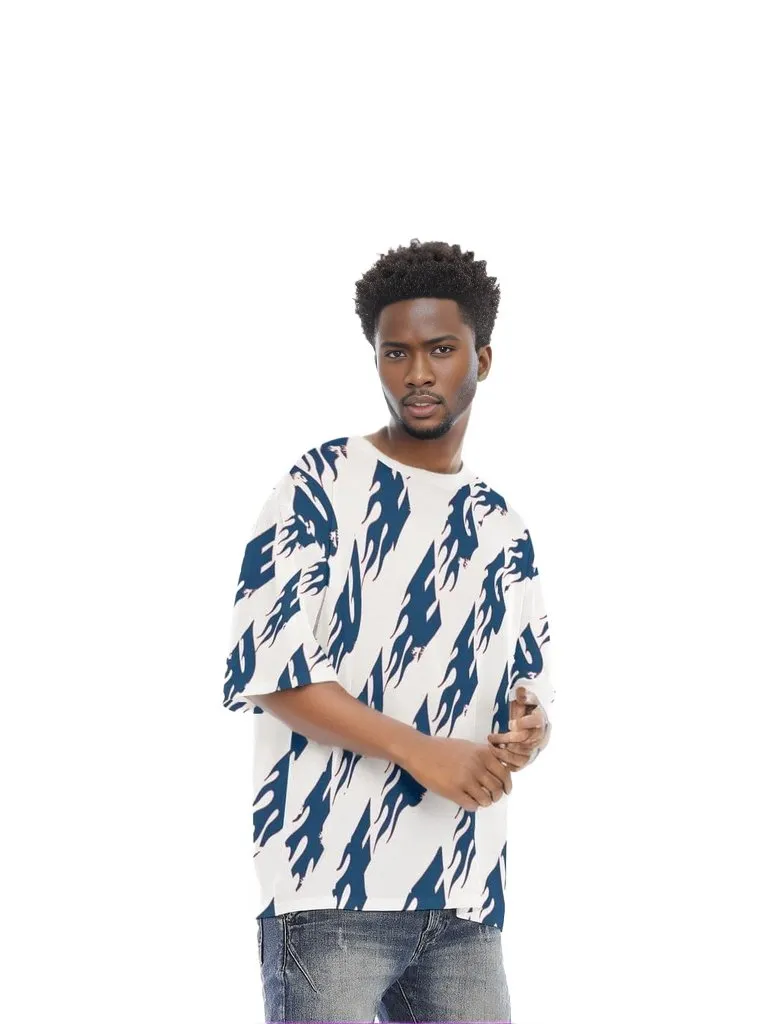 TSWG (Tough Smooth Well Groomed) Fuego Men's Loose T-shirt - Blue