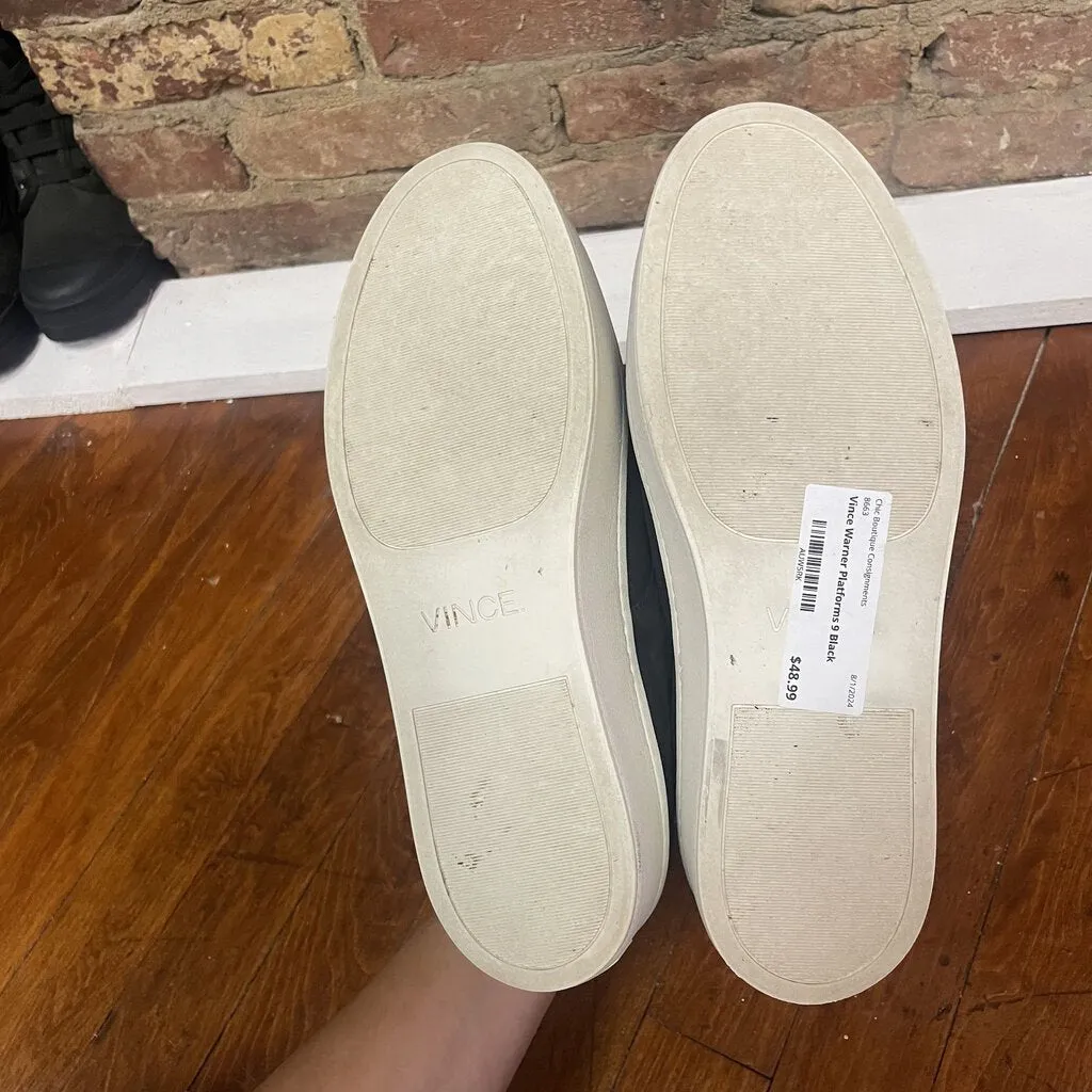Vince Warner Platform Sneakers - Size 9
