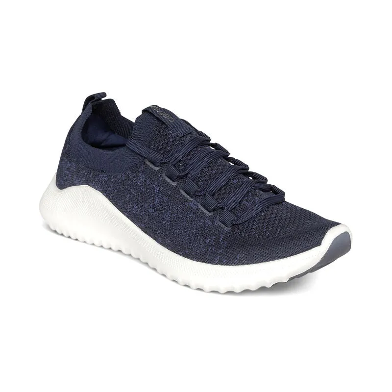 WOMEN'S AETREX CARLY SNEAKERS | NAVY