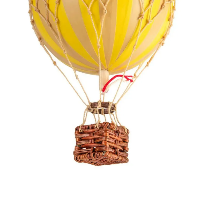 Yellow Stripe Mini Hot Air Balloon